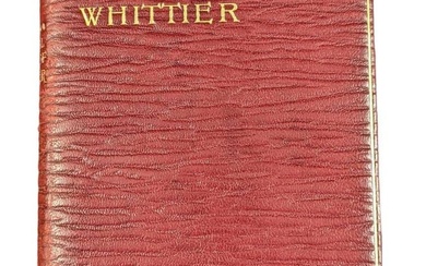Antique Complete Edition Poetical Works Whittier