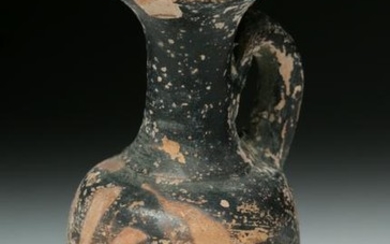 Apulian Pottery Red-Figure Handled Lekythos