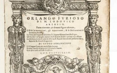Ariosto Lodovico, Orlando Furioso... Venezia, Valgrisi
