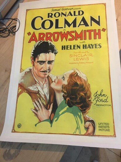Arrowsmith - Ronald Coleman (1931) US One Sheet Movie