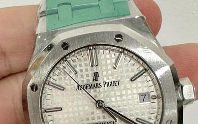 Audemars Piguet Ref 15450ST White Dial Comes with Box & Papers