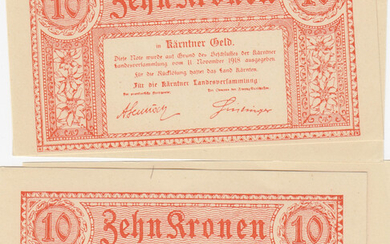 Austria 10 Kronen 1918 Carinthia (2)