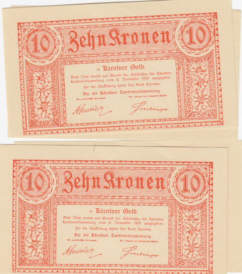 Austria 10 Kronen 1918 Carinthia (2)