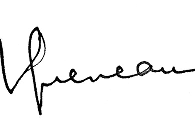Autograph. – Raymond Queneau