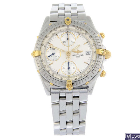 BREITLING - a limited edition stainless steel Chronomat "1984-1994" chronograph bracelet watch, 38mm.