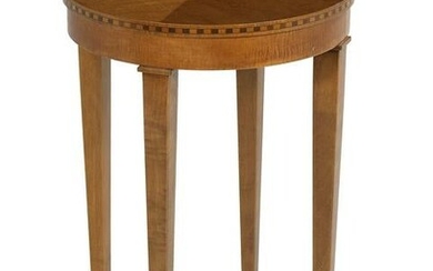 Biedermeier-Style Maple Side Table