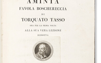 Bodoni Press, Two Titles. Including: Torquato Tasso's (1544-1595) Aminta Favola Boschereccia, Parma: Impresso...