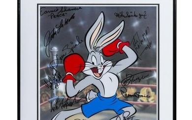 Boxing Greats - Signed Warner Bros. Bugs Bunny Sericel