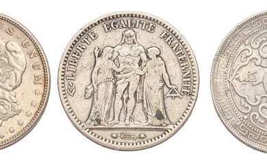 British Trade Dollar, 1901B, Bombay Mint (KM#T5) very fine; together...