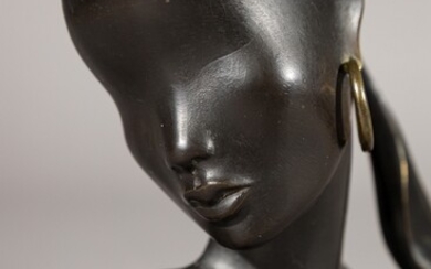 Bust of Woman with Earring Franz Hagenauer, (1906 - 1986)
