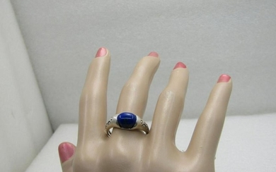 Carolyn Pollack Relios Lapiz Lazuli Ring, Domed Band