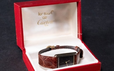 Cartier Argent Paris "Must De" Tank Wristwatch