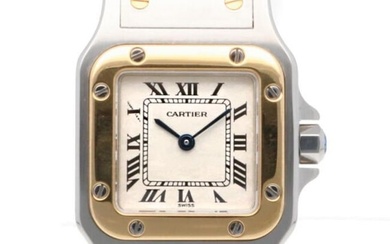 Cartier Santos Galbe SM Stainless Steel 1567 Quartz Ladies Watch Pre-Owned