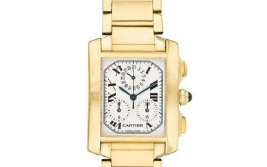 Cartier Tank Francaise Chronograph in 18K Gold
