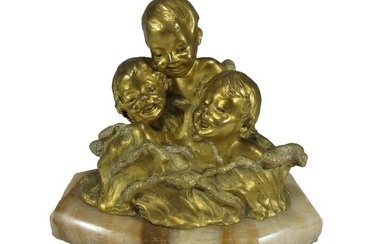 Charlotte MONGINOT (1872-?) gilt bronze sculpture