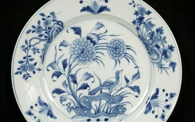 Chinese Blue and White Decorated Porcelain Charger