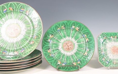 Chinese Cabbage Pattern Porcelain Plates