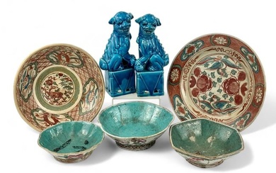 Chinese Porcelains Including Wucai Transitional