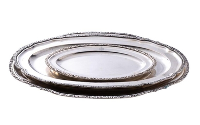 Convolute of silver plates | Konvolut aus Silberplatten