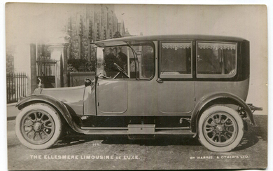 DELAUNEY-BELLEVILLE. A collection of 18 postcards and photographs of Delaunay-Belleville motorcars