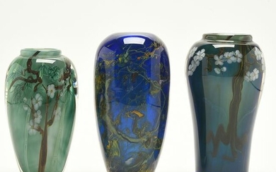 Daniel Salazar for Lundberg Three Glass Vases.
