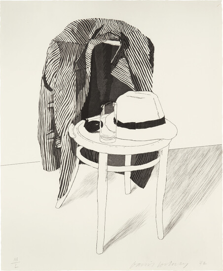 David Hockney, Panama Hat (S.A.C. 127; M.C.A.T. 119)