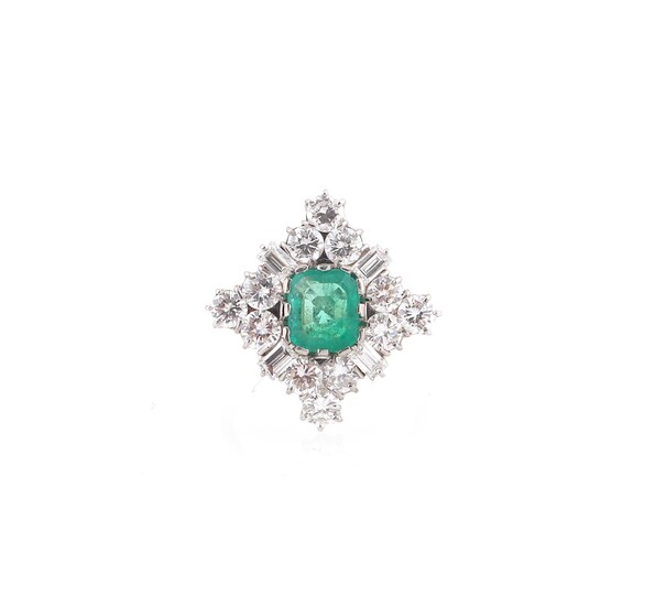 Diamant Smaragdring