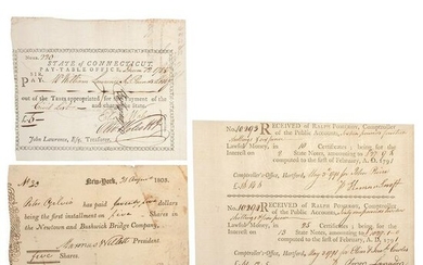 Documents Signed by Revolutionary War and Political