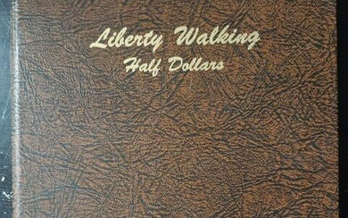 EMPTY LIBERTY WALKING HALF $ DANSCO ALBUM
