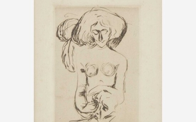 Edvard Munch (Norwegian, 1863-1944) Cruelty (Grusomhet)