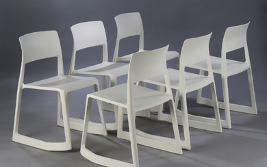 Edward Barber & Jay Osgerby for Vitra. Et sæt på seks stole model Tip Ton. (6)