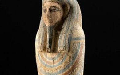Egyptian Wood / Polychrome Gesso Ptah Sokar Osiris