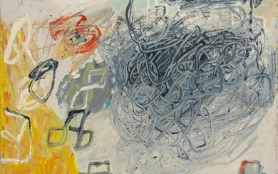 Elfi Schuselka "Climbing Parnassus" Oil on Canvas