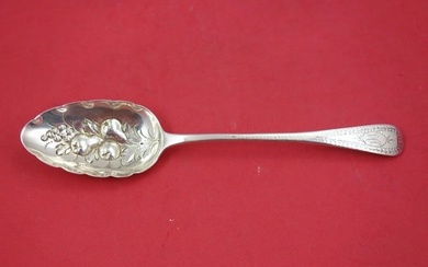 English Victorian Sterling Silver Berry Spoon London 1832 by WC 8 1/2