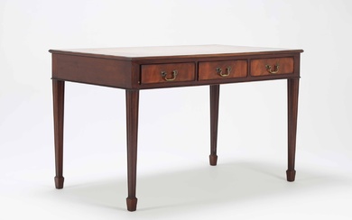 English mahogany lady's desk, 19th century.