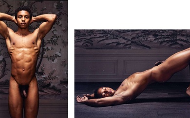 Erwin Olaf (1959-2023), Reclining nude no. 3 & Male nude no. 6 from the series 'Skin Deep'