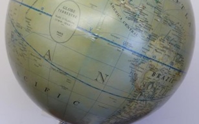 Extremely large globe on stand with circular base (approx...