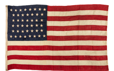 [FLAGS]. 44-star American flag. Ca 1891-1896.
