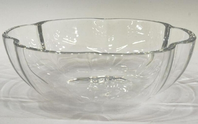 FRENCH BACCARAT 'CORAIL' CRYSTAL LOBED BOWL