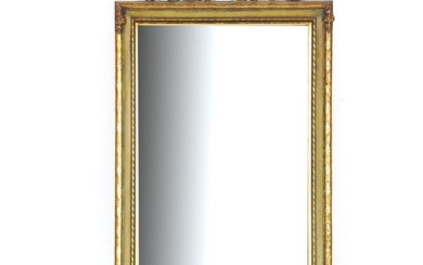 (-), Facetgeslepen spiegel in striklijst 75x41,5 cm