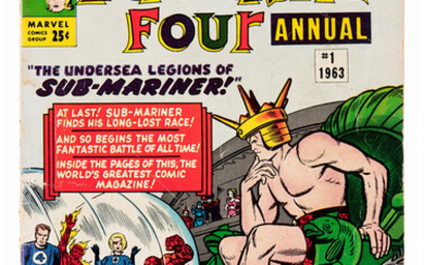 Fantastic Four Annual #1 (Marvel, 1963) Condition: GD+. Namor...