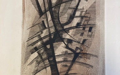 Ferdinand SPRINGER (1907-1998) Sans titre Aquatinte et burin. Signé et justifié epreuve d'artiste 65x51 cm