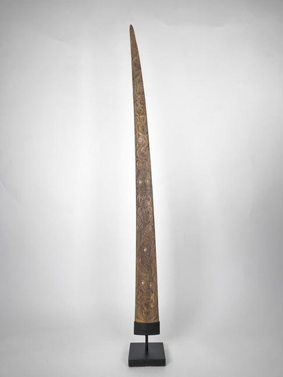 Fine Hand Carved Maori Swordfish Bill - Traditional