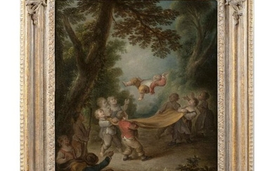 FranÃ§ois Eisen Bruxelles 1685 - Parigi 1778 44x37 cm.