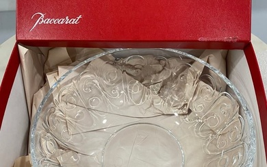 French Baccarat crystal bowl in original box