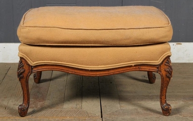 French Louis XV Style Upholstered Ottoman