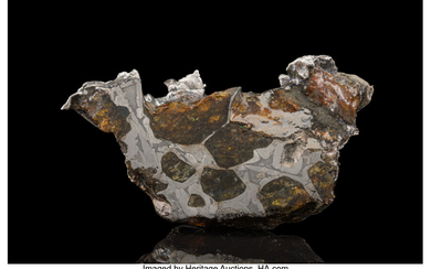 Fukang Meteorite Pallasite, PMG Xinjiang, China - (44° 26'N,...