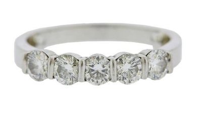 Gemlok Platinum Diamond Wedding Ring