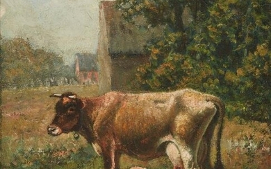 George Arthur Hays, Cow And Calf, 1912