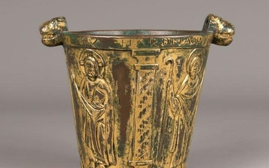 German bronze bucket